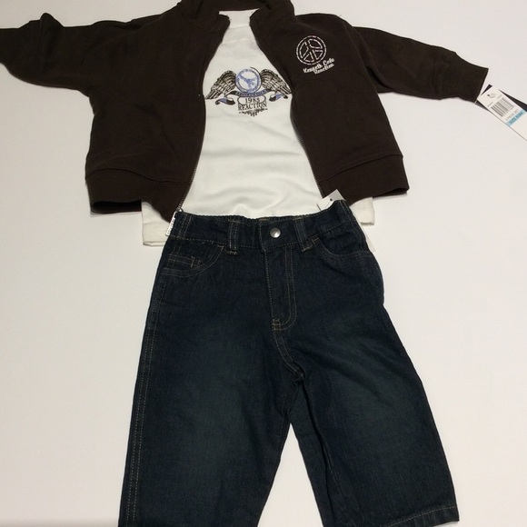 NWT 3 pc Kenneth Cole baby boy outfit - Picture 1 of 3