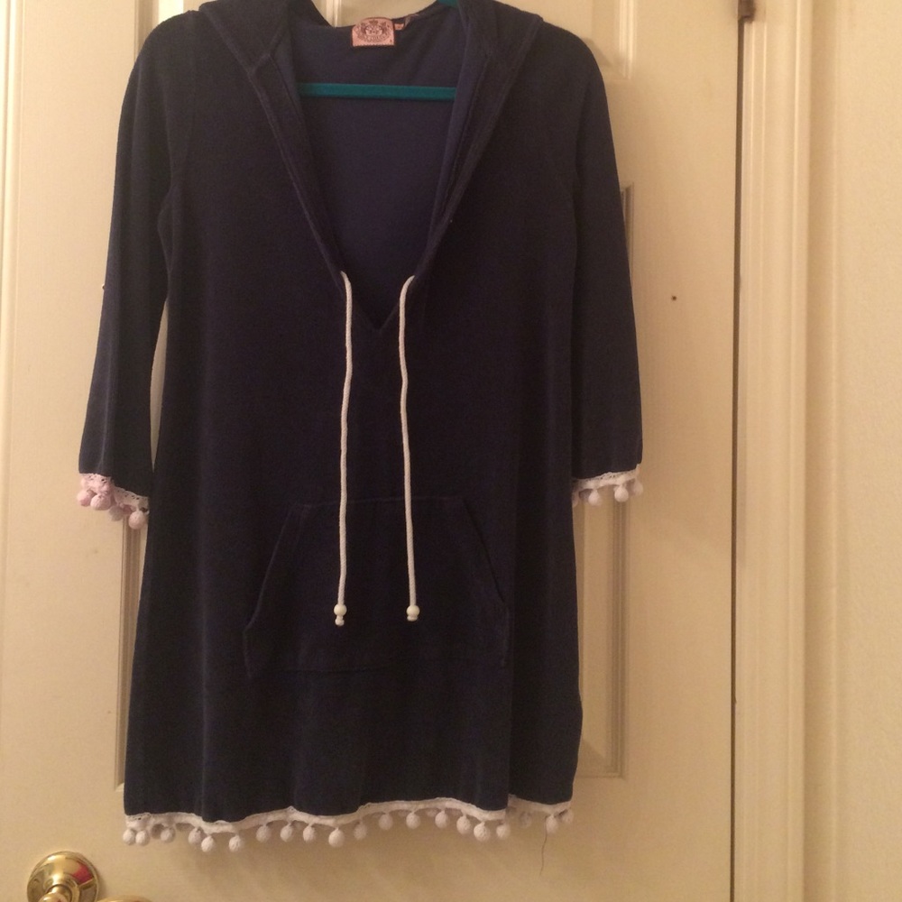 Navy blue Juicy couture pool cover up