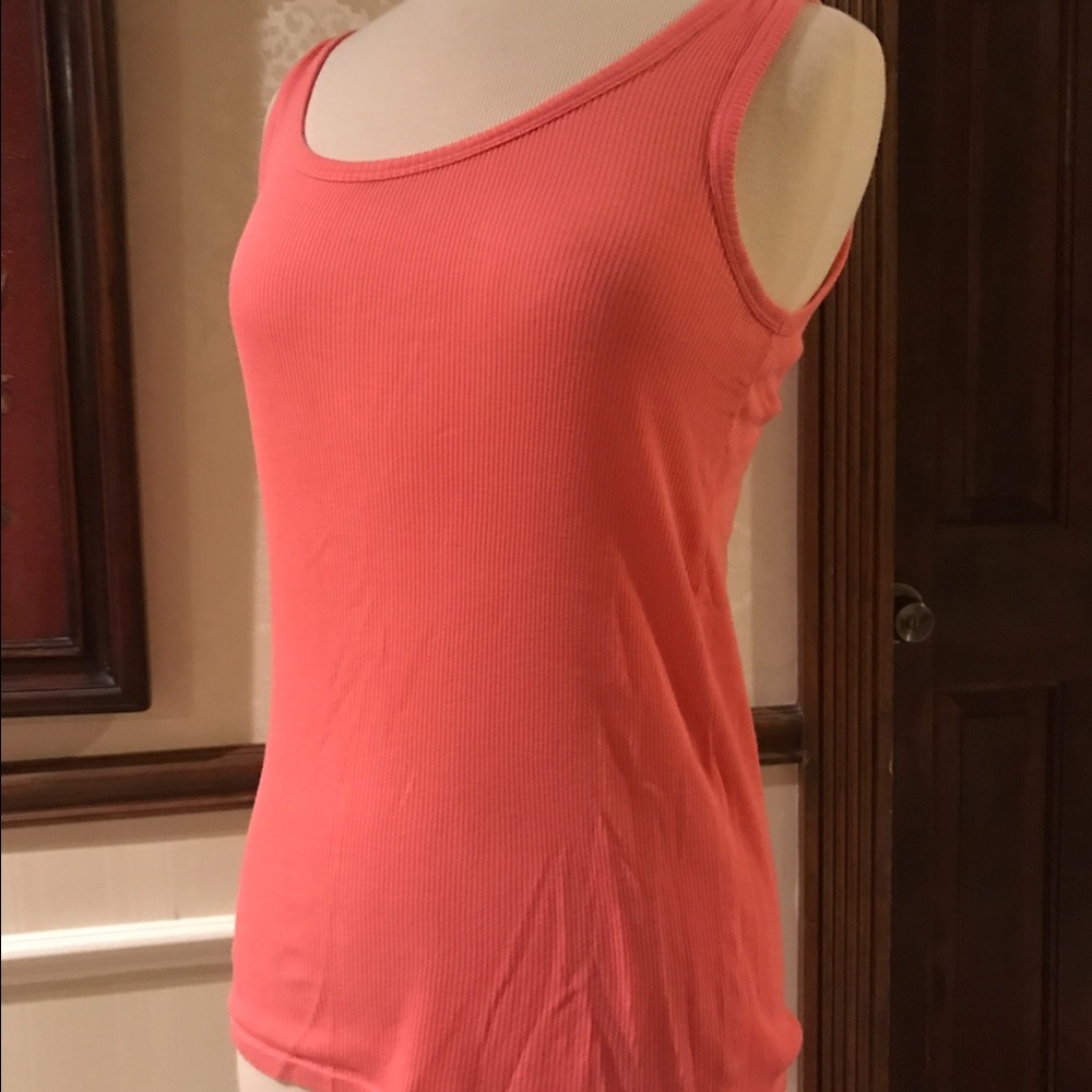 Two Calvin Klein Ribbed Tanks - Picture 3 of 4