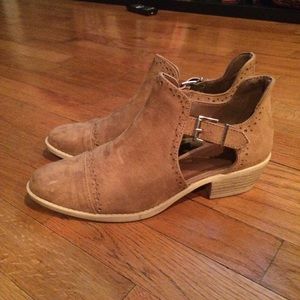 Suede booties