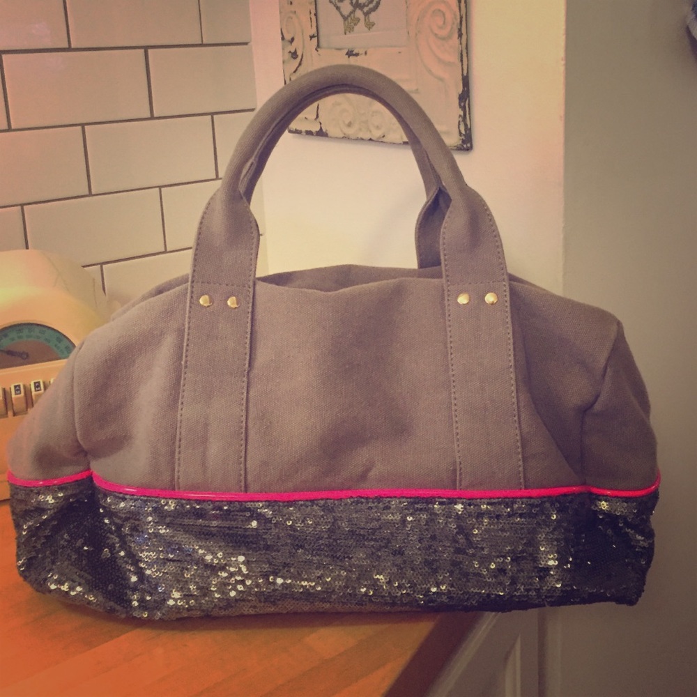 Deux Lux sequined weekender bag! 💕