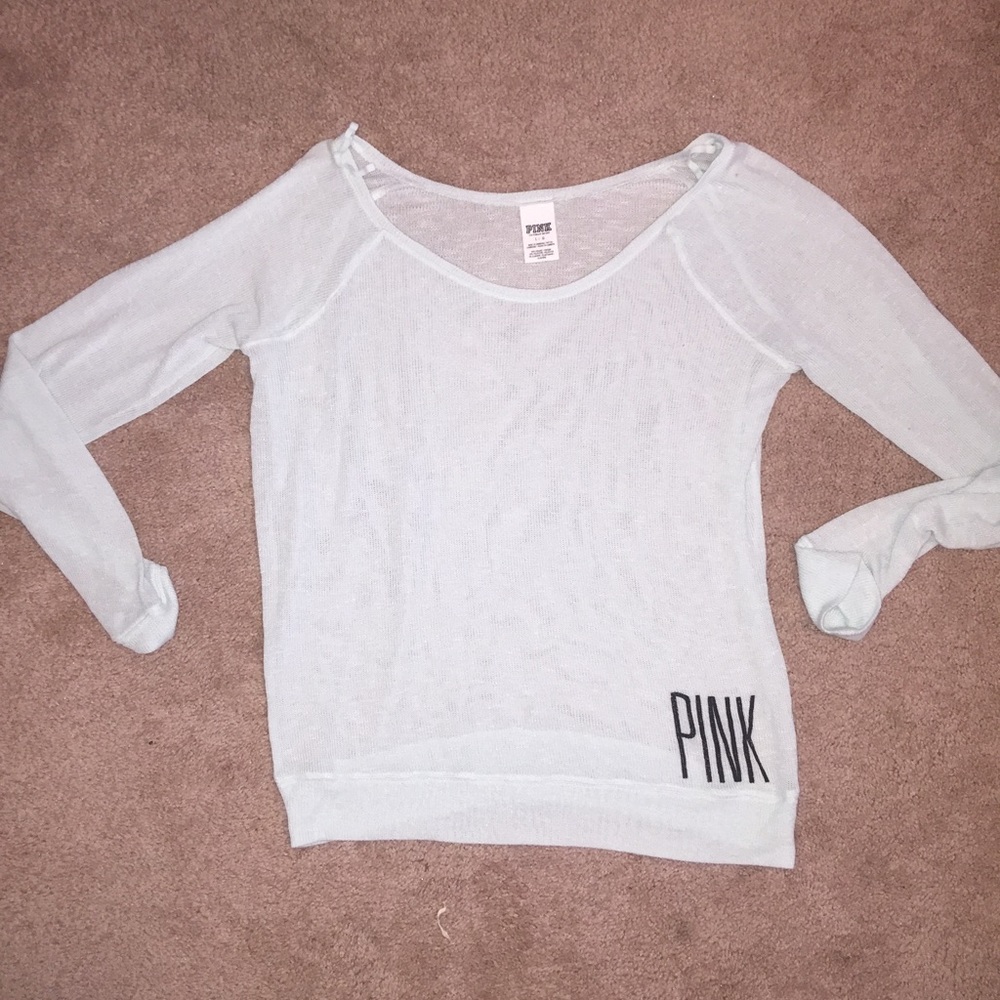 VS pink shirt