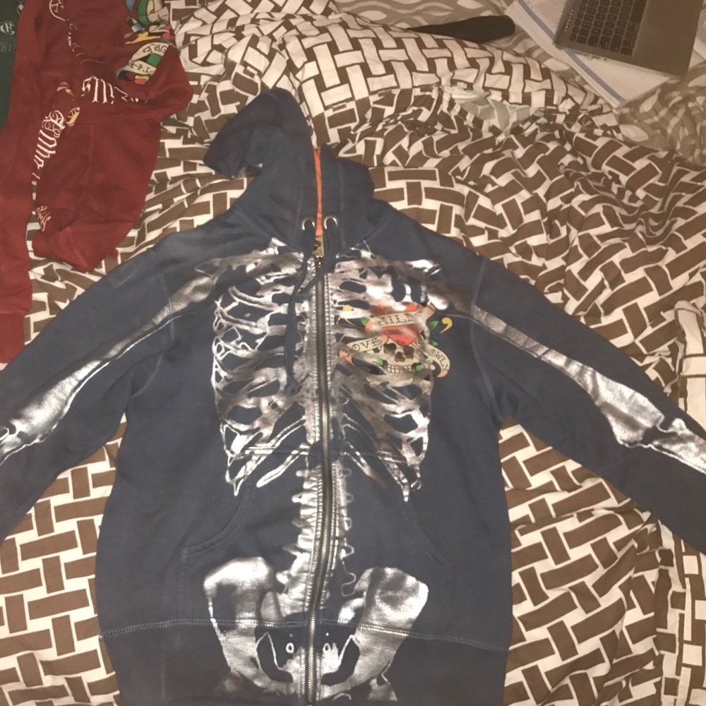 Ed Hardy Skeleton Sweater