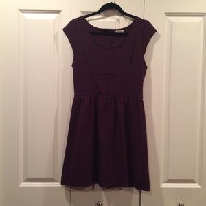 Burgundy dress