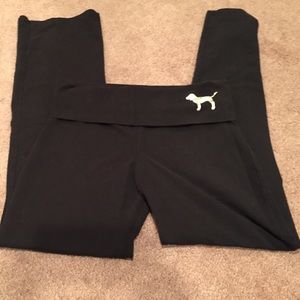 VS Pink black yoga pants
