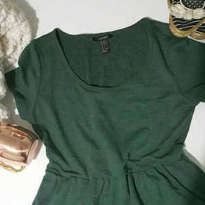 Forest Sweatshirt Dress