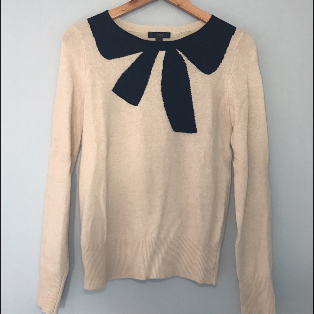 Jcrew Bow Sweater
