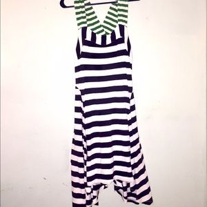 HWR from Anthropologie striped wide strap sundress