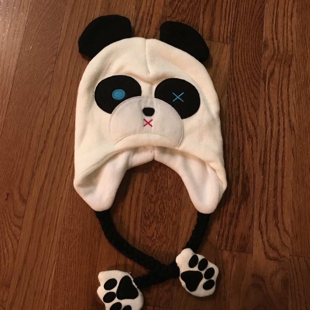Fun panda beanie