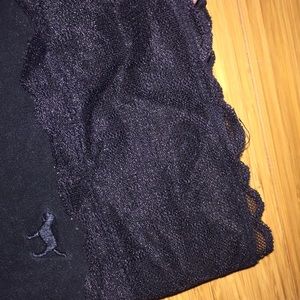 Victoria's Secret PINK Lace-Top Leggings