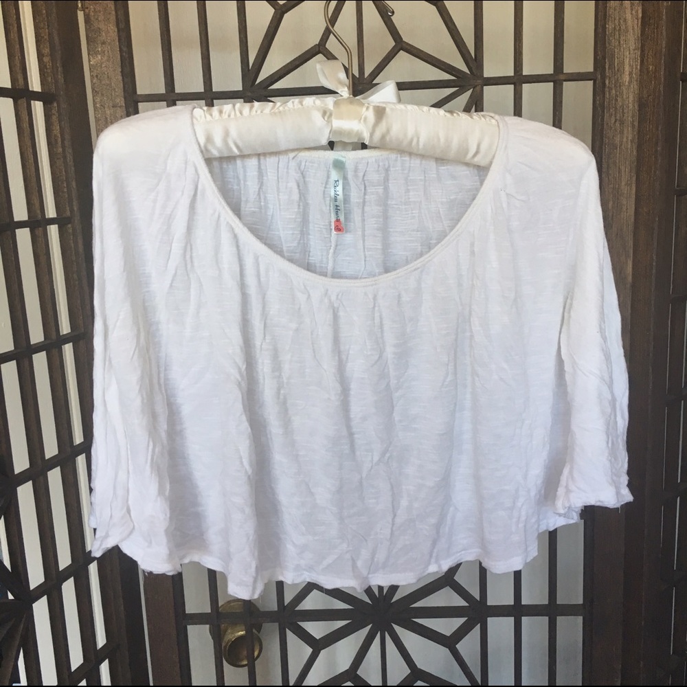 Sheer Flowing Crop Top