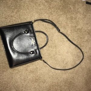Black structured Kate Spade purse