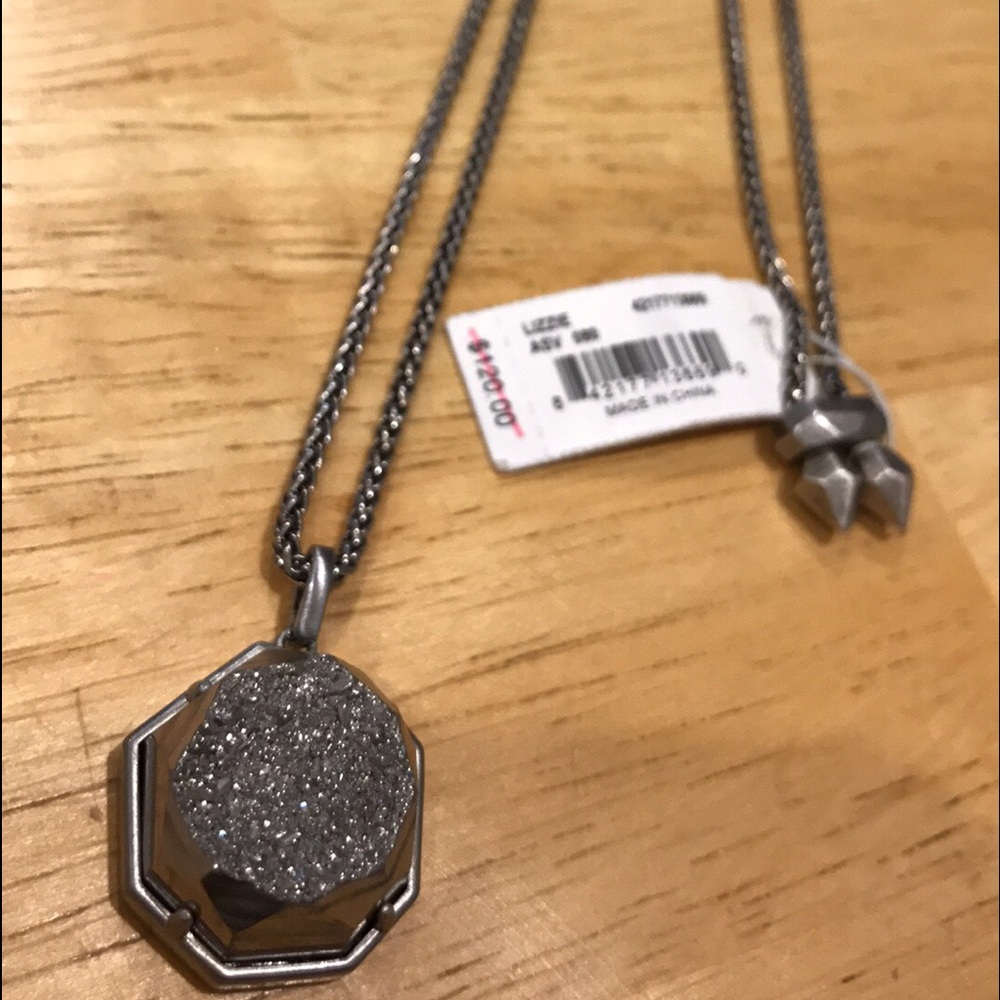 SOLD. Kendra Scott platinum Drusy Lizzie