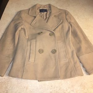 American Eagle Nude Pea Coat