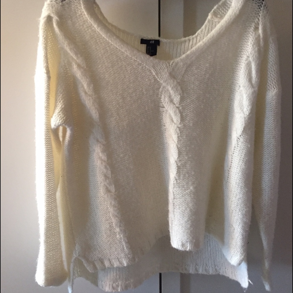 H&M White sweater!