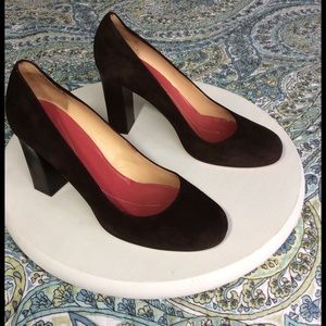 Kate Spade - Brown suede heels - sz 9