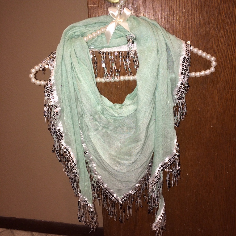 Teal Scarf
