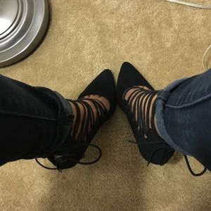 Lace up heels