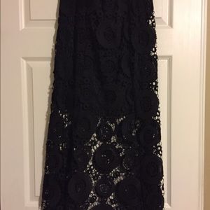 NWOT long black skirt
