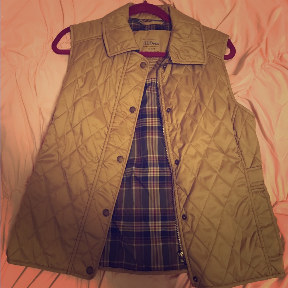 L.L. Bean Tan Vest