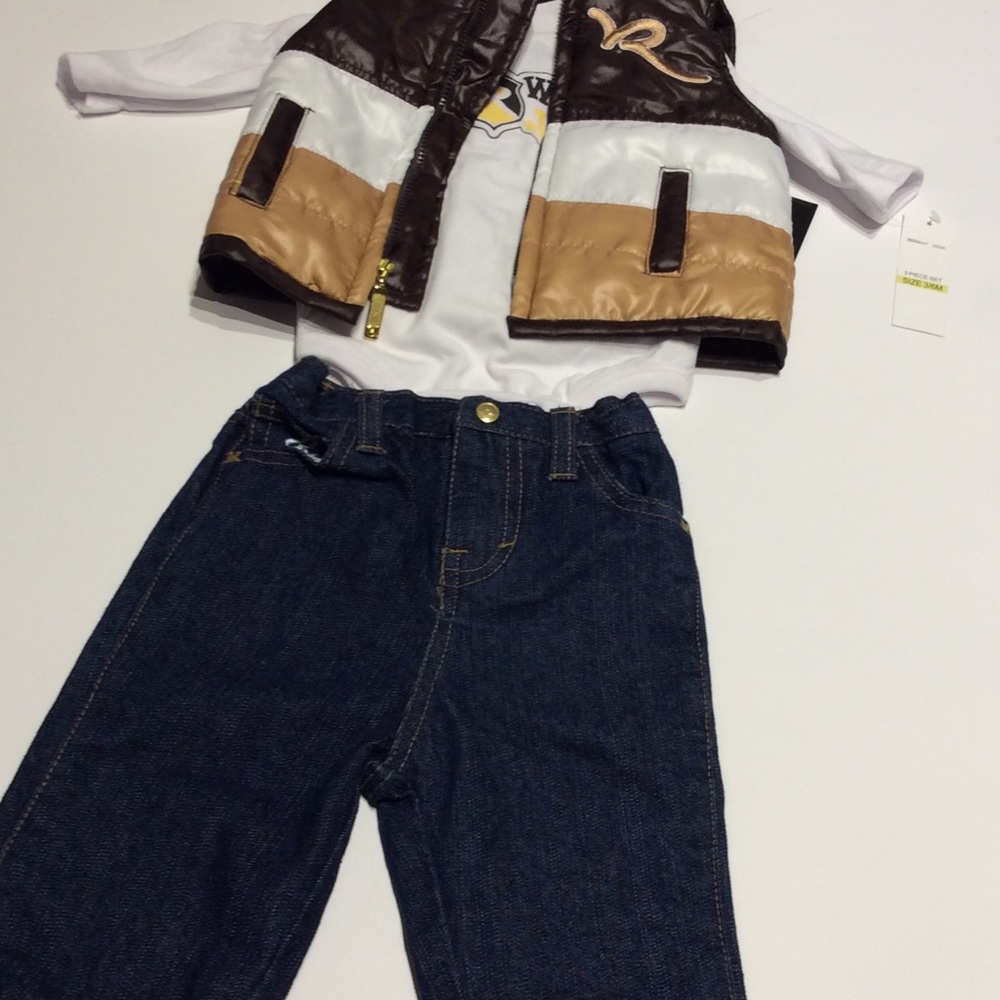 NWT Rocawear 3 pc outfit  boy 3-6 months