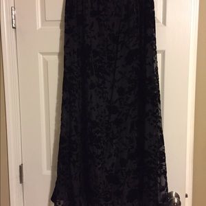 NWOT long black skirt