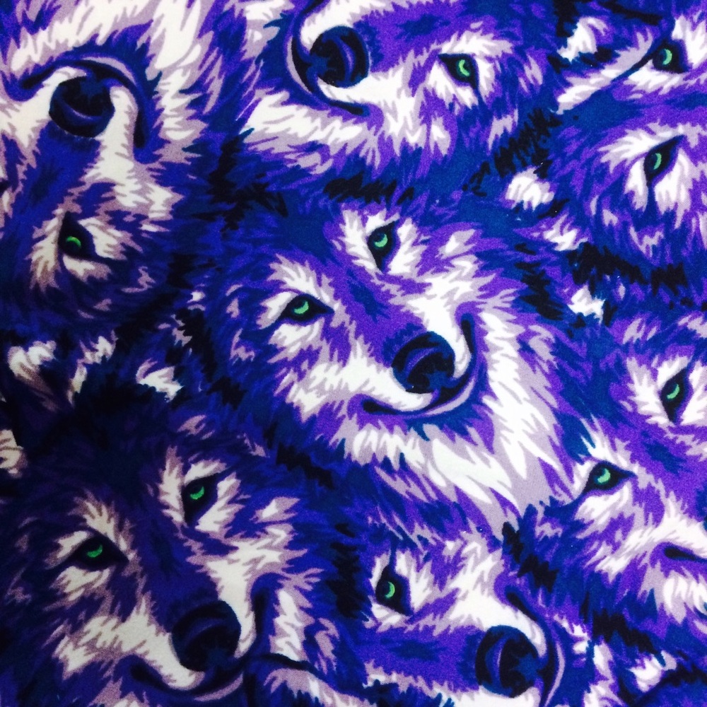 Lularoe wolf leggings, Os. NWT 🦄