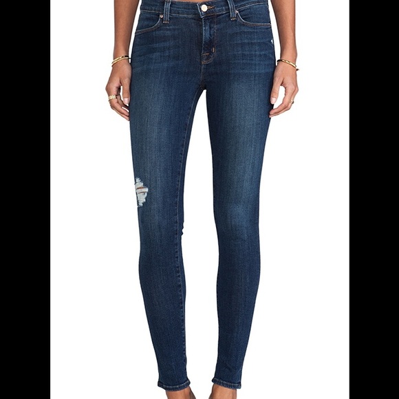 J Brand Denim - J BRAND Dark Wash Super Skinny Quantam Jeans Sz 28
