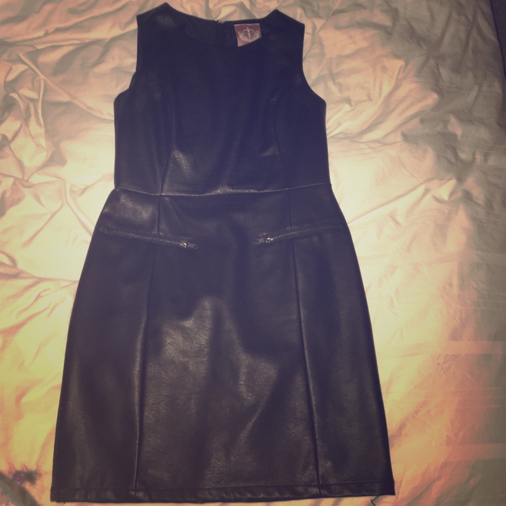 Romeo and Juliet Faux Leather Dress