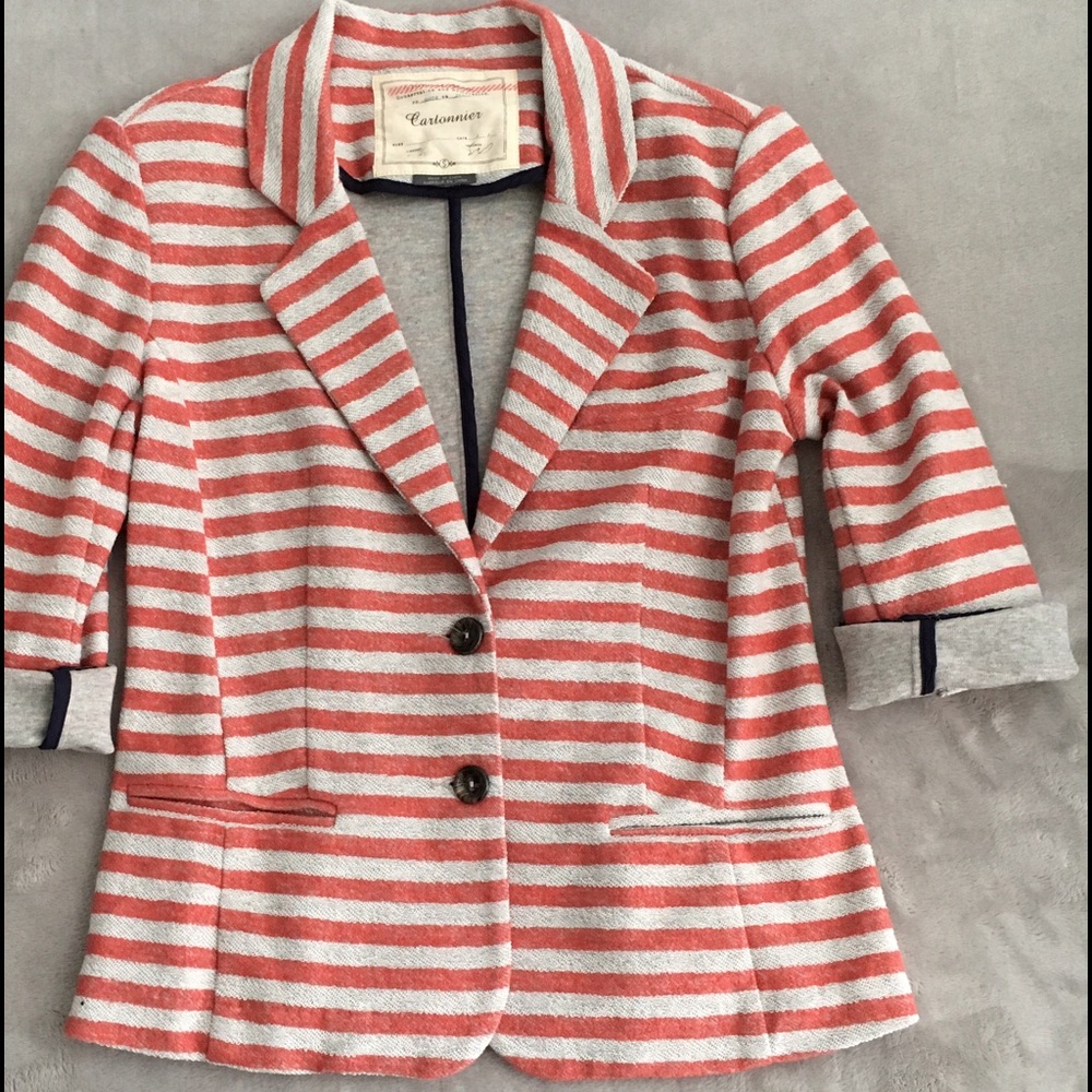 Anthropologie | Striped Blazer