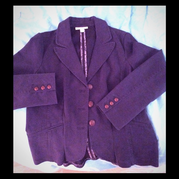 Coldwater Creek Navy Jacket - Picture 1 of 3