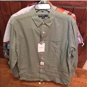 11 button up shirts.