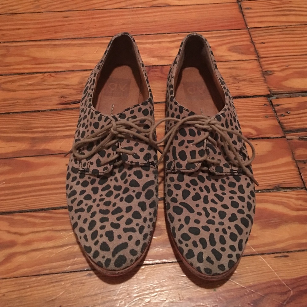 Dolce Vita cheetah oxfords sz 7.5