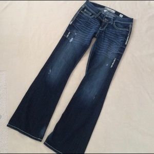 BKE Sabrina Flare Denium