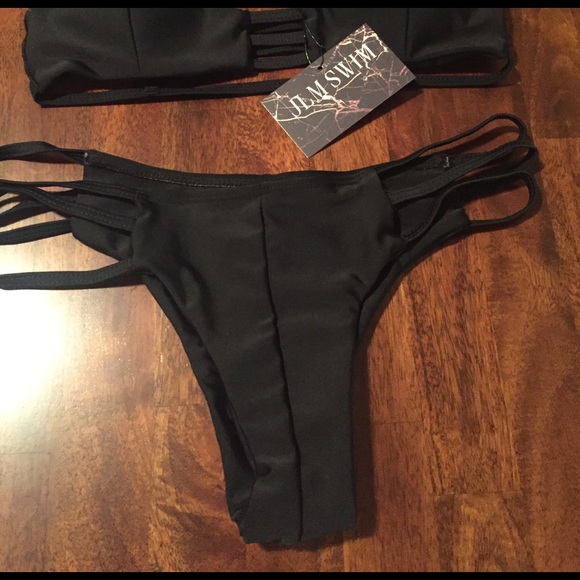 RESTOCKED• Black Caged-In Bikini • - Picture 6 of 8