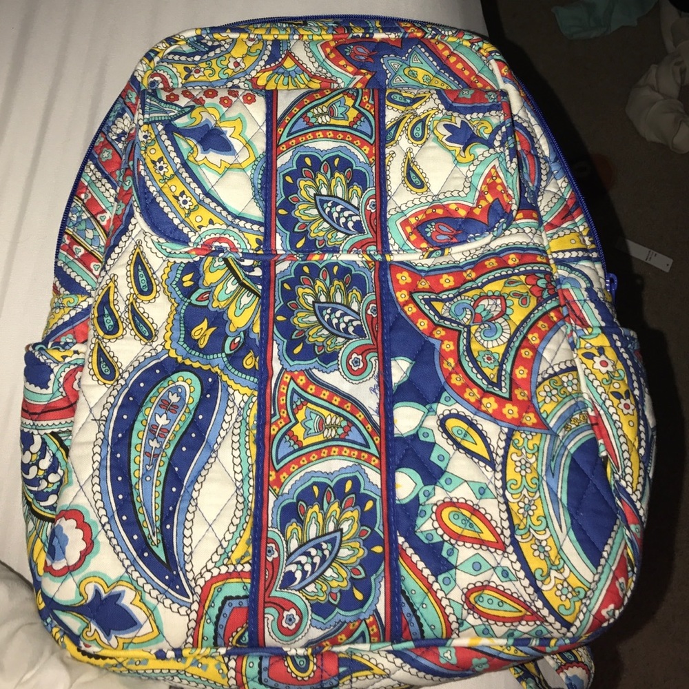 MAKE OFFER Vera Bradley marina paisley backpack