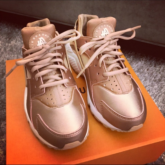 rose gold huaraches womens