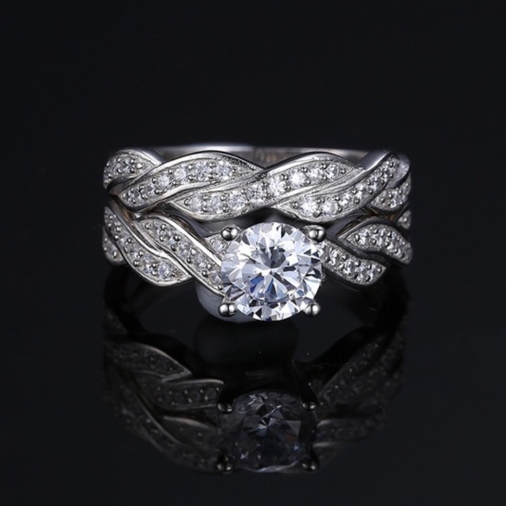 1.5CT Infinity Cubic Zirconia 925 Sterling Silver