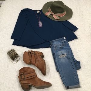 We the Free Free People Draped Swing Shirt