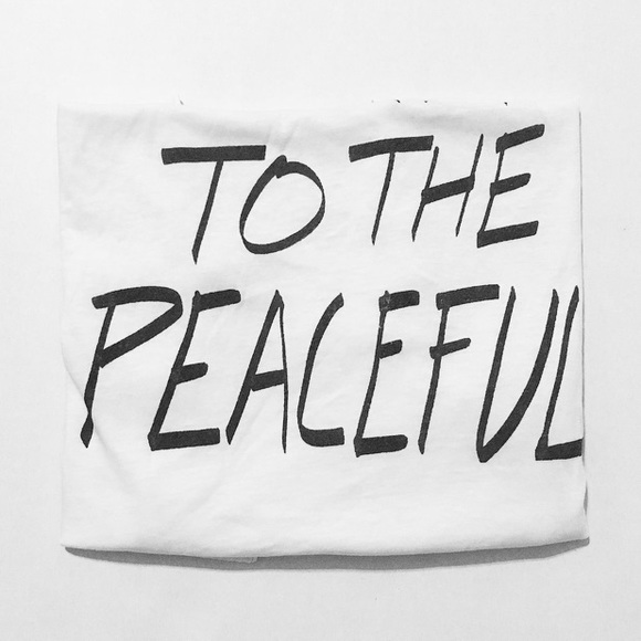 NWT Modern Dreamr "POWER TO THE PEACEFUL" Tank Top - Picture 2 of 3