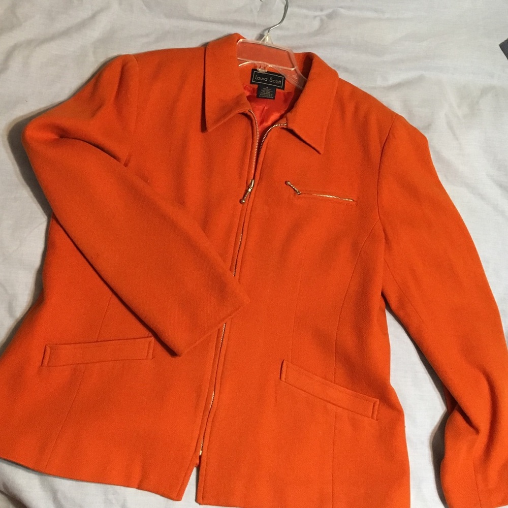 Beautiful orange suit jacket