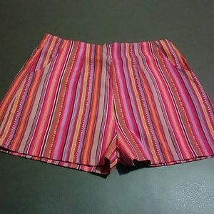 High waisted Aztec shorts