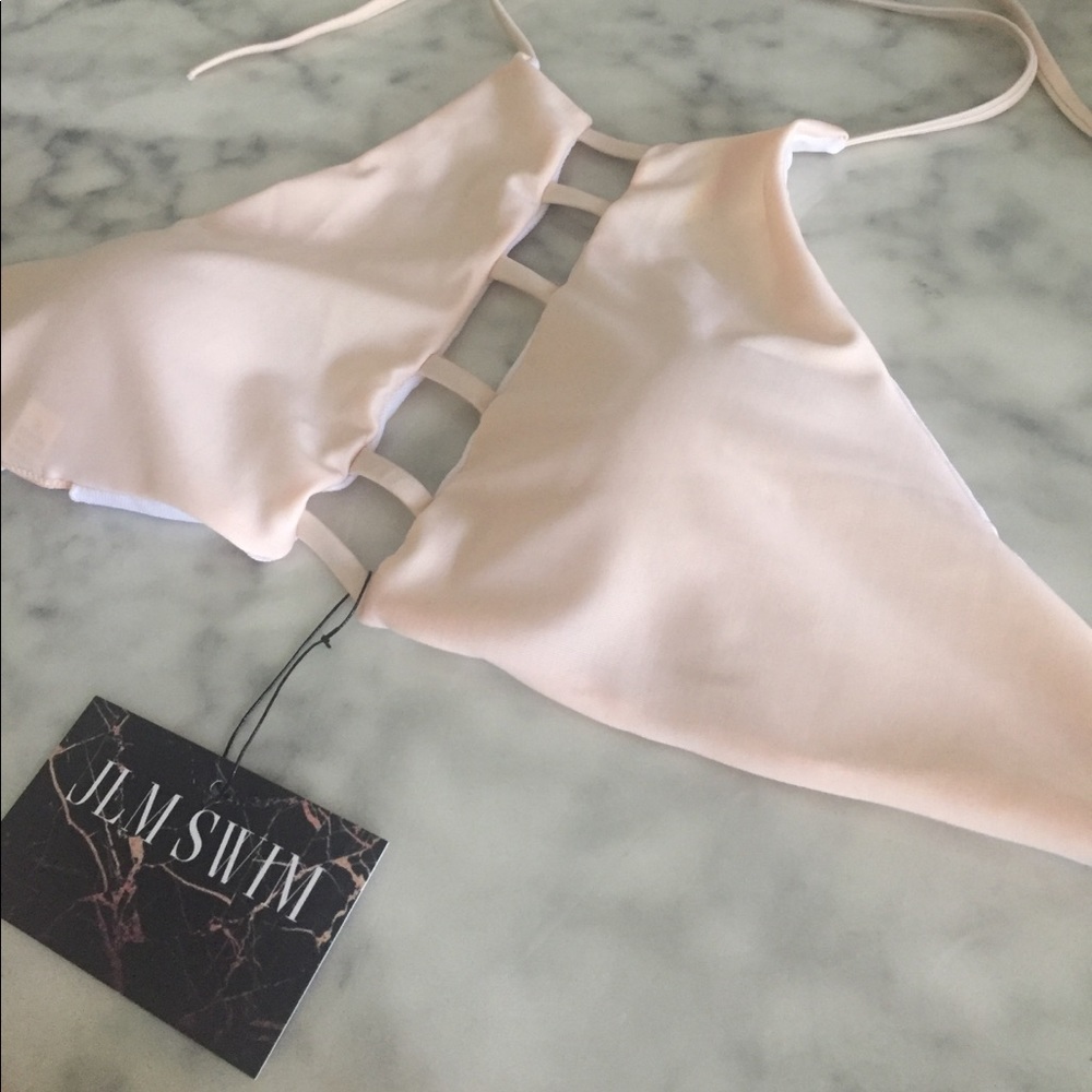 SALE • MEDIUM LEFT• Cream Caged Bikini • - Picture 5 of 5