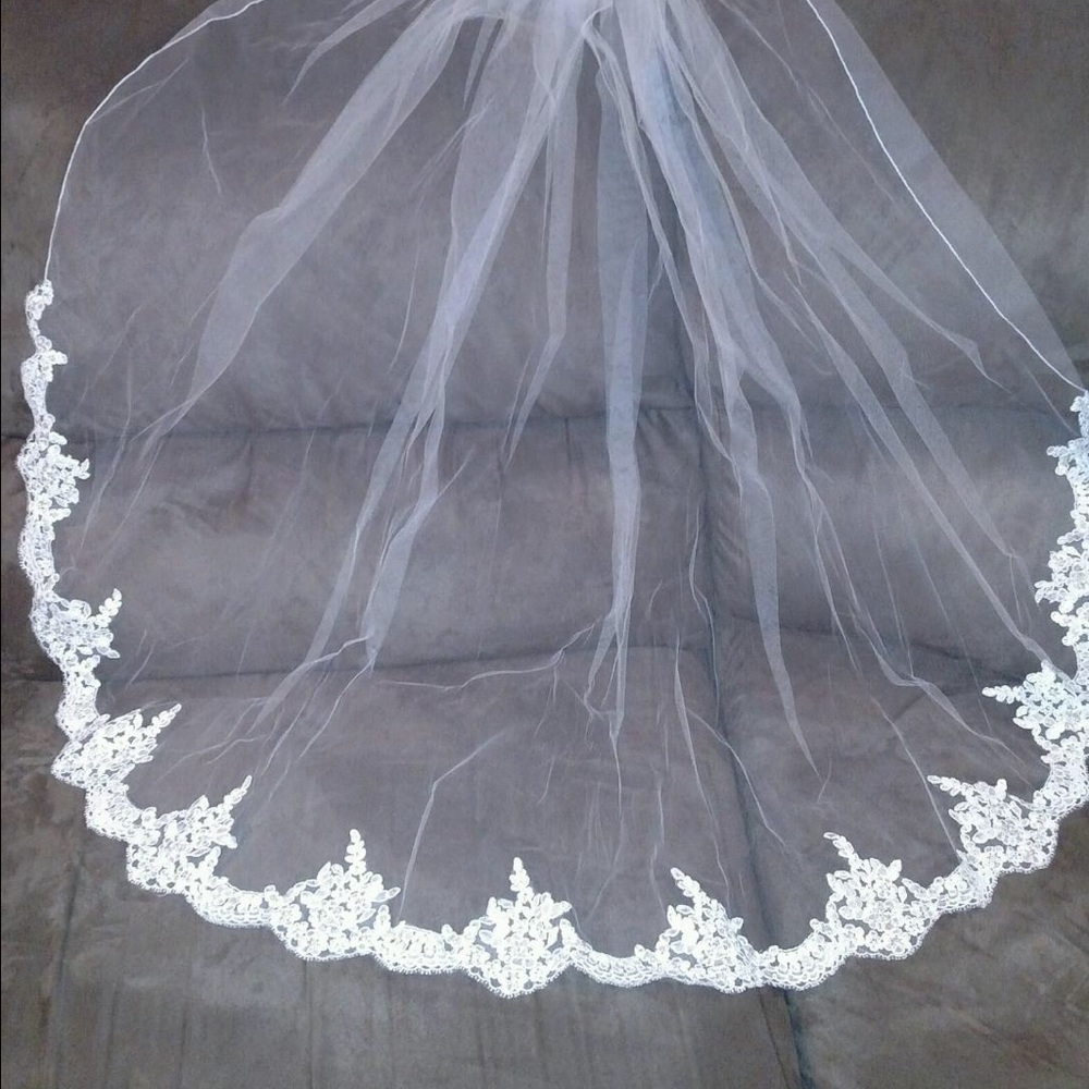 Brand new, never been worn veil.