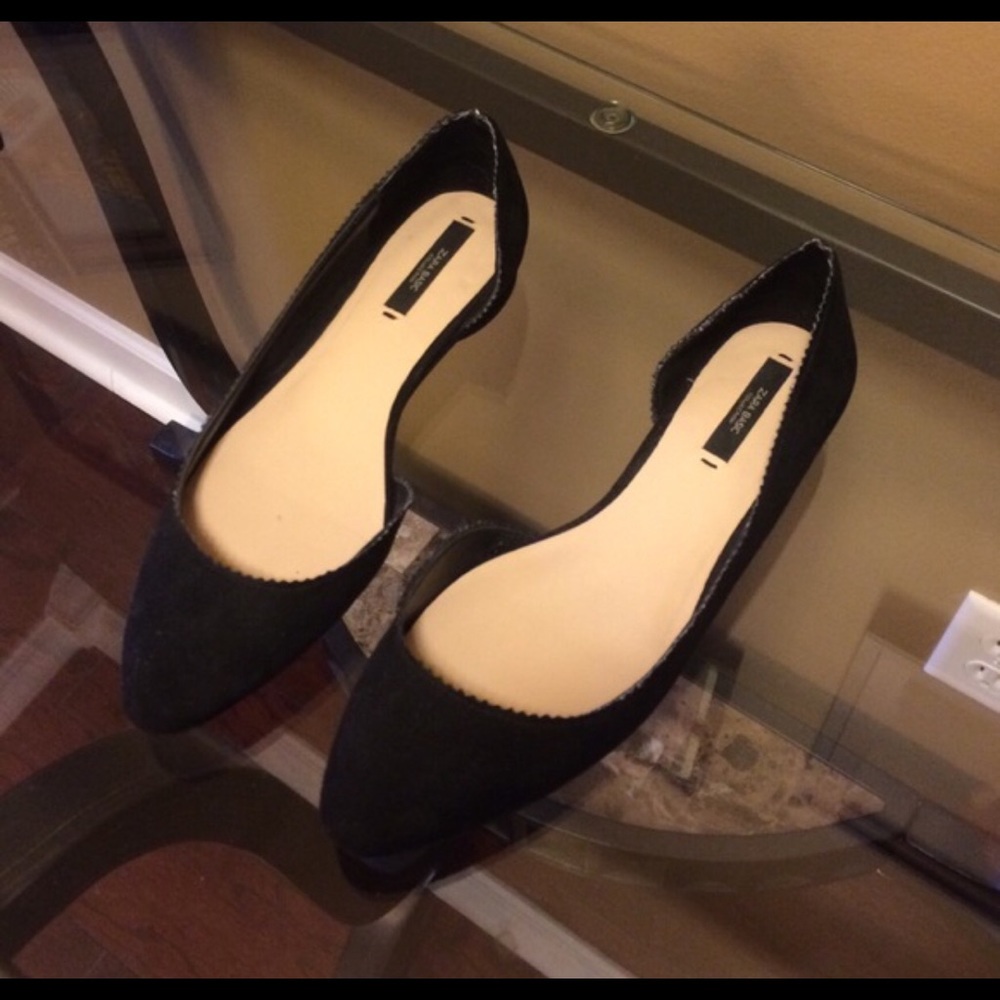 Zara Black Flats