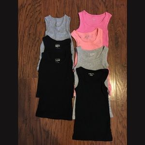 Ribbed Girls Tank Lot