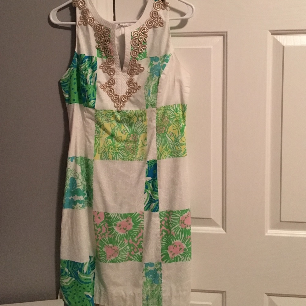 Lilly Pulitzer patchwork dress! Size 6