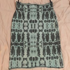 BCBG Maxazria Skirt Black and White