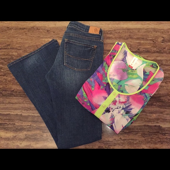 BULLHEAD NEWPORT SKINNY FLARE SALE $10 Size 5R - Picture 3 of 4