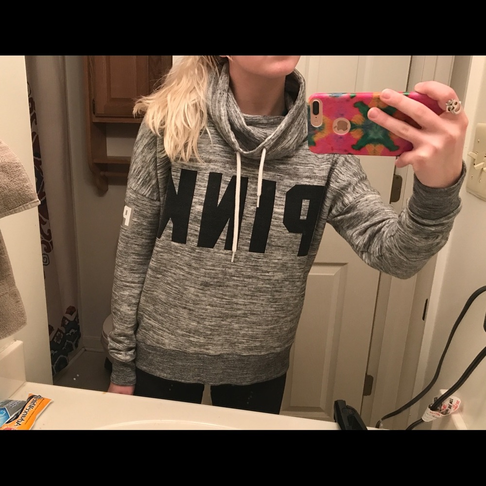 VS PINK cowl neck sweatshirt